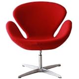 SWAN CHAIR スワンチェア（ファブリック）スカーレット【リプロダクト】