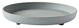 gardens(ガーデンズ) 受皿 エコプレート丸型 8号 グレー