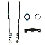 ホームボタン 交換用 iPad 7 第7世代 10.2インチ 2019 (A2197 A2198 A2200) iPad 8 第8世代 10.2インチ 2020 (A2270 A2428 A2429 A2430)フレックスケーブルコネクター (ホワイトゴールドリング)