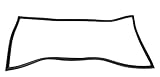 TRUE 811135 Wide Black Gasket by TRUE