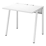 オフィスデスク コクヨ リーン 平机 ワークデスク ホワイト 幅80×奥行70cm 【2梱包】 DLE-N0807-WHWH1 【お客様組立】