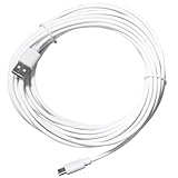 KAUMO USB Type-C 電源ケーブル 電源専用コード (Type-C/Type-A) ホワイト 7m