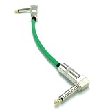 KMsound CANARE GS-6 緑 カナレ パッチケーブル L-L S-S L-S プラグ MADE IN JAPAN (L-L, 15cm)