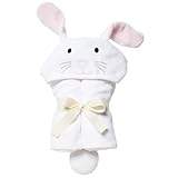 Elegant Baby Bath Time Gift Hooded Towel Wrap, White Bunny by Elegant Baby [並行輸入品]