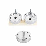 Poafamx 缶バッジマシーン 缶バッジメーカー バッジ アクセサリー (44mm金型（上下）)