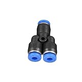 Baoblaze 真鍮　プラスチック製 　空気圧　コネクタ　プッシュイン式継手　水ホースチューブ　全４サイズ選べる　５個入り - 10mm