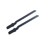 Disston E0114409 3-1/8-Inch Blu-Mol Carbon Jig Saw Blades With Universal Shank, Wood Cutting, 10 (Sc