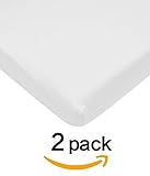 American Baby Company 100% Cotton Value Jersey Knit Fitted Pack N Play Playard Sheet, White by Ameri