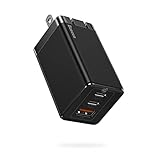 65W 急速充電器 USB-C 急速充電器 USB充電器 GaN 窒化ガリウム 3ポート 折畳式 PD急速充電　超小型体積BPS知能的に電流