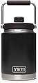 YETI(イエティ) ランブラー ジャグ 各サイズ(ワンガロン、ハーフガロン)各色 保冷 保温 Rambler Gallon Jug 1ガロン( 3.79L)// 1/2ガロン( 1.89L)米国正規品 (ハーフガロン：ブラック) [並行輸入品]