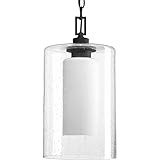 Progress Lighting P6520-31 1 LT Hanging Lantern with Etched Opal Glass [並行輸入品]