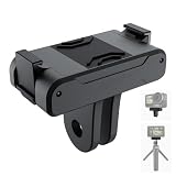 AuyKoo DJI OSMO Action 3/4用マウント 磁気アダプターマウント クイックリリースマウント 磁気吸引クイックリリースアダプタ シリコーンパッド 構造強化 脱落防止 衝撃吸収 滑り止め 安定性 DJI用アクセサリー ネックレスマウント ミニ三脚・自転車・バイク・車載マウントに適用
