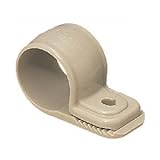 未来工業 ワニグチ片サドル(兼用タイプ)適合径41.5~47mm ベージュ 20個価格 KTK-36J