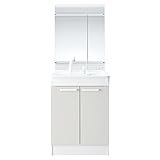 TOTO 洗面化粧台セット(KE) 600mm 凍結防止仕様 2面鏡+2枚扉 ミュートグレー KE62BZG