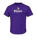 NFL Minnesota Vikingsメンズup4 Tee、Regalパープル、スモール