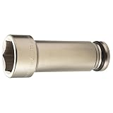 トネ(TONE) インパクト用超ロングソケット(6角) 6NV-41L150 差込角19.0mm(3/4") 二面幅41mm