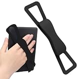 leoushillタブレットハンド 安全ハンドスト タブレットゴムバンド 片手持ち 落下防止 取り外せる 対応-iPad Mini7/6/5/4世代、kindle paperwhite、Fire7、Fire HD 8&8 Plus、iPlay50 mini/miniPro/miniLite、HeadwolfFPad3 (ブラック)