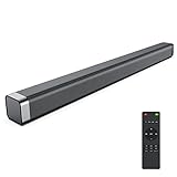 サウンドバー、80Wテレビ スピーカー ホームシアター サブウーファー内蔵 スピーカー Bluetooth 5.0 、4種EQモード 対応O