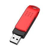 KEXIN USBメモリ 128GB USB2.0 USBメモリー フラッシュドライブ 高速データ転送 大容量 読取最大13MB/秒 フラッシュメモリ USBメモリースティック 回転設計 Windows PCに対応 赤