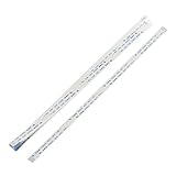 uxcell 柔軟フラットケーブル　データケーブル　ホワイト　Aタイプ　1本入 6ピン