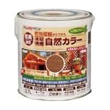 アトムハウスペイント　アトム自然カラー　0.7L　ミディアムオーク 0915514