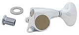 GOTOH ギター用ペグ、L5ボタン、3+3、クローム(02012CX) SGL510-L5-3+3-C