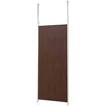 ダークブラウン パーテーション 90cm/87.5cm×2枚 トヨダプロダクツ クロスパーテーション ダークブラウン