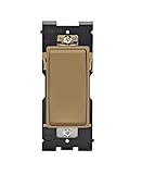 Leviton Renu Switch RE154-WC for 4-Way Applications, 15A-120/277VAC, in Warm Caramel [並行輸入品]