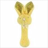 おもちゃ Stephan Baby 133812 Toy Plush Bunnie Rattle Make A Joyful Noise 8 In. Yellow [並行輸入品]