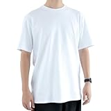 [Tokyo WorkGear] Premium Tシャツ（M） | 100%綿 独自開発生地 白T シワなし 夏服 メンズ 半袖 tシャツ メンズ 無地 大きい おおきい 柔らかい おしゃれ ファッション