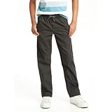オールドネイビー OLD NAVY/ ストレート-フィット プルオン パンツ ボーイズ グレー チャールス ボトムスパンツ M (8歳)【並行輸入】