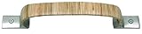 Atlas Homewares 3008-BRN 10-Inch Bamboo Wrapped Mega Pull, Brushed Nickel [並行輸入品]