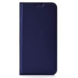 NEXCURIO Galaxy S9 ケース 手帳型 PU レザーケース 耐衝撃 カード収納 スタンド機能 マグネット式 ギャラクシーS9 ケース 携帯カバー おしゃれ - NEHHA11453 紺