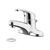 Cleveland Faucets CA47711L Flagstone Single-Handle Bathroom Faucet with 50/50 Pop-Up Drain, Chrome b