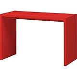 岩附(IWATSUKI) オーダーコンソール ラージ 幅120cm 奥行44.5cm 幅木よけ加工無し 日本製 シェルフィット shelfit レッド OC-70120DRD