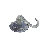 サクションカップフック強力なクリアプラスチック真空ハンガーホルダーキッチンオフィスタオルローブローファ布コートバッグ