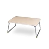 Salcar 折れ脚 ローテーブル ちゃぶ台 折り畳みテーブル 座卓 60*36*27.5 軽量 コンパクト キャンプテーブル PCデスク ナチュラル