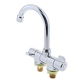 F Fityle マリンボート 360度回転 水栓 混合水栓 冷温切り替え 蛇口 銅合金