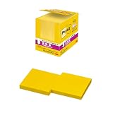 3M ポストイット 付箋 強粘着 大きい ポップアップノート イエロー 75×75mm 90枚×5パッド 654-5SSPOP-VY