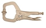 Crescent C6CCSV 6-Inch Locking C Clamp with Swivel Pads by Apex Tool Group