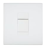 Leviton mnx15 – 1lw 1500 VA、120ボルト、単極& 3ウェイ、モネプリセットデジタル電子マーク10電力線蛍光灯Slide Dimmer Wide、Fin、ホワイト