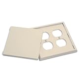 LectraLock - Baby Safety Electrical Outlet Cover - Double - Duplex Style - Flat Cover by LectraLock