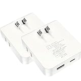 AKIRARI 【16mm超薄型】充電器 USB PD充電器 30W PD30W/QC3.0/最大3A ACアダプター 急速充電器 2口同時に充電 USB-C タイプC Type-C スマホ充電器 高速充電 iPhone Android PSE認証 折りたたみ式 【 iPhone SE3 / 14 / 13 / 12 / iPad/Android 各種対応】 (30W, ホワイト色)
