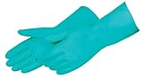 Liberty 2970SL Nitrile Liquid Proof Unsupported Glove with Flock Lined, Chemical Resistant, 15 mil T