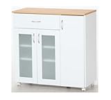 キッチンカウンター　キャスター付き収納　（組立）　ＦＪｆｊ09060306070ｊｆ