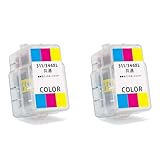 ご使用前に必ずセット方法をご確認ください【埼京企画】BC-346XL 3色カラー (2本セット) プリンター用 詰め替え インクカートリッジ BC-346 大容量タイプ 残量表示非対応 (BC-346 BC-346XL)