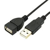 変換名人 極細USBケーブルAオス-Aメス 1.8m USB2A-AB/CA180