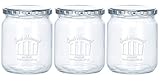 東洋佐々木ガラス 保存容器 キャニスター M ホワイト 510ml 3個セット 日本製 ガラス びん ガラス容器 保存瓶 HW-564-JAN-P