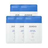 ゼロイド フェイスマスク スージングシートマスク 5枚(28ml) パック 顔 シートマスク毛穴パック 肌バリア強化 コットンシート 水分補給 セラミド ヒアルロン酸 低刺激 敏感肌 水分バリアケア スキンケア ドクターズコスメ 韓国コスメ Zeroid公式