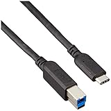 Digio2 USB3.1 Type-Cケーブル Gen.1 Type-C to USB3.1[B] 1.5m ブラック ZUH-CB3115BK